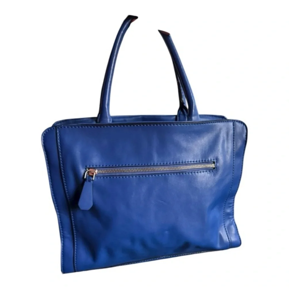 Guess suede leather Cobalt Blue‎ Kingsley Handbag/crossbody
